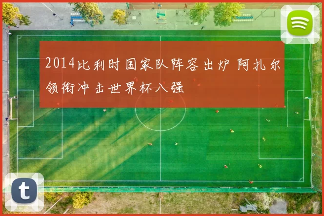 2014比利时国家队阵容出炉 阿扎尔领衔冲击世界杯八强